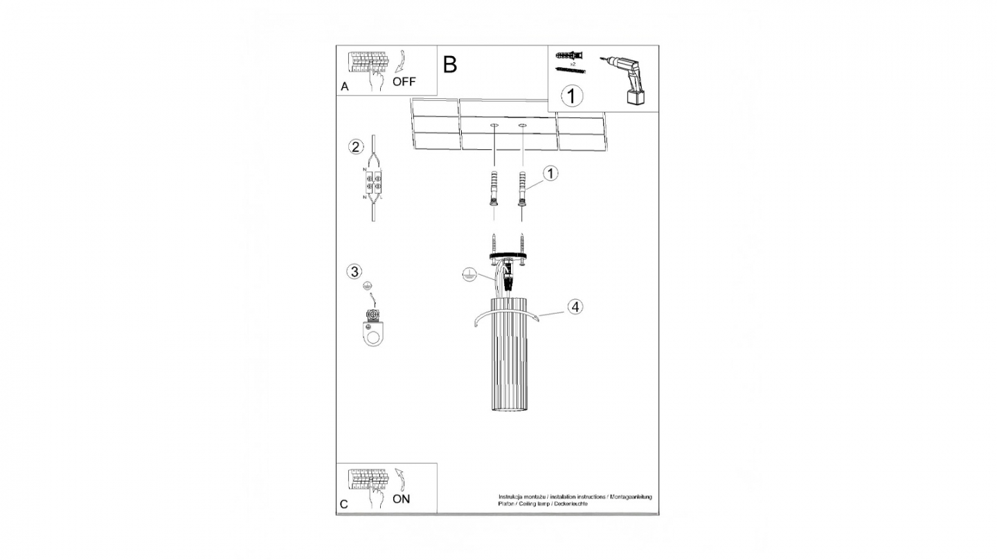 Plafonnier en aluminium cannelé 20 cm beige - Karbon Plafonnier en aluminium cannelé 20 cm beige - Karbon