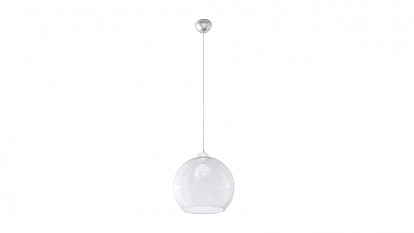 Suspension en verre transparent 30cm - Ball