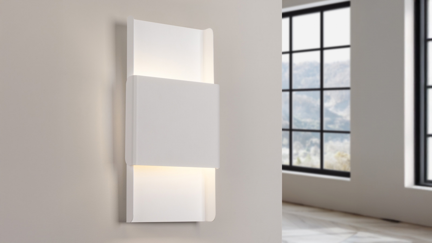 Applique en métal blanc 40 cm - Durlin Applique en métal blanc 40 cm - Durlin