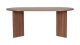 Table à manger ovale effet Noyer 8 pers. 180 cm - Suna