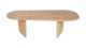 Table basse organique effet Chêne clair 130 cm - Ceane
