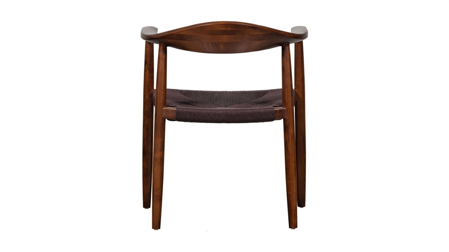 Lot de 2 chaises de salle à manger en hêtre avec assise tressée - Embrace Lot de 2 chaises de salle à manger en hêtre avec assise tressée - Embrace