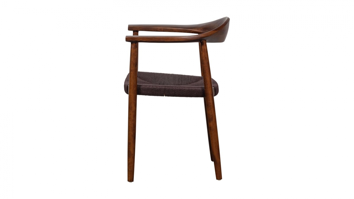 Lot de 2 chaises de salle à manger en hêtre avec assise tressée - Embrace Lot de 2 chaises de salle à manger en hêtre avec assise tressée - Embrace