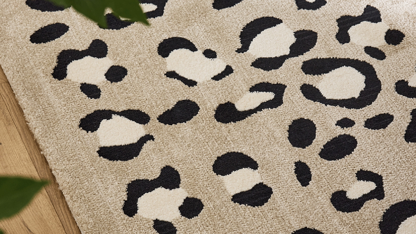 Tapis léopard beige 200x290 cm - Savanna Tapis léopard beige 200x290 cm - Savanna