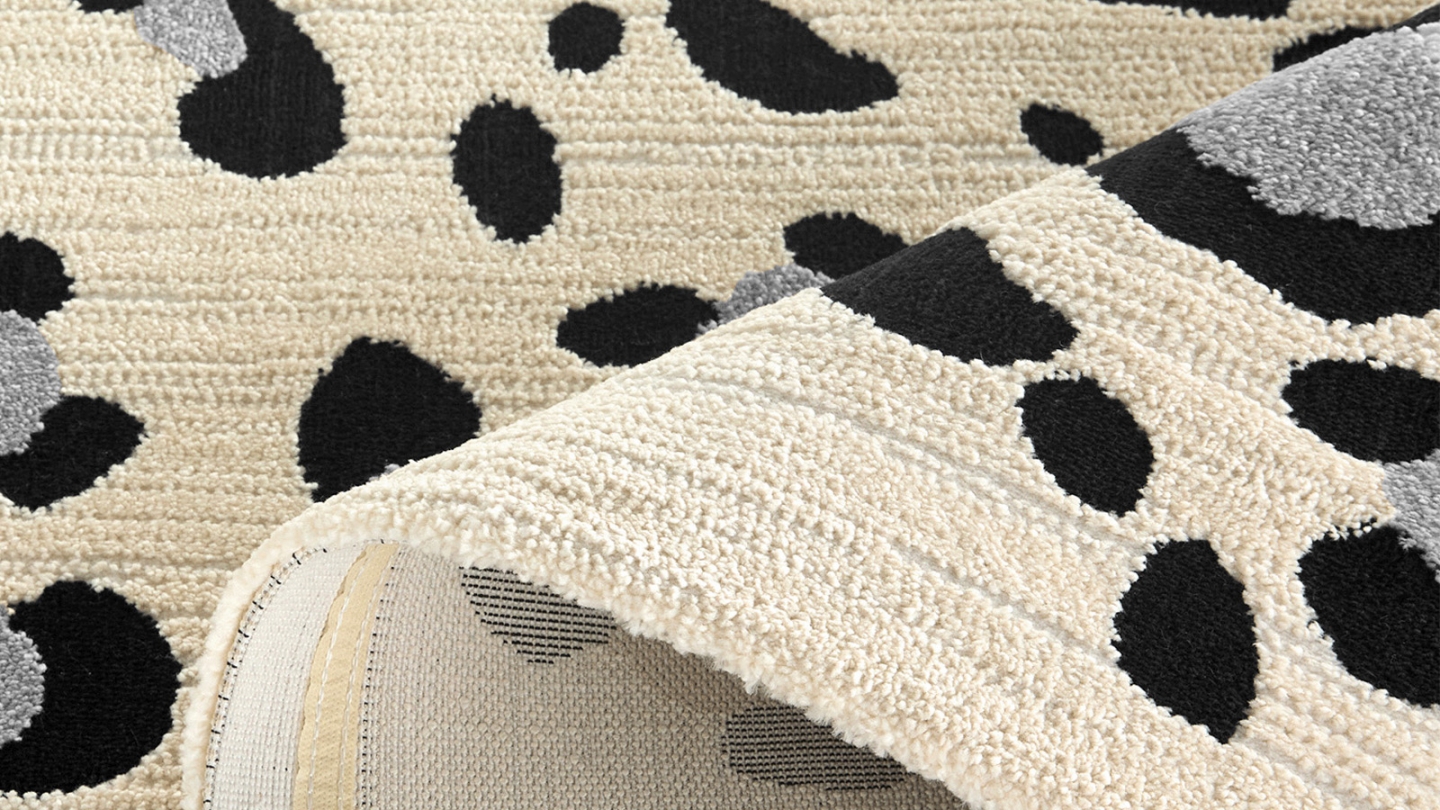 Tapis léopard crème 160x230 cm - Savanna Tapis léopard crème 160x230 cm - Savanna