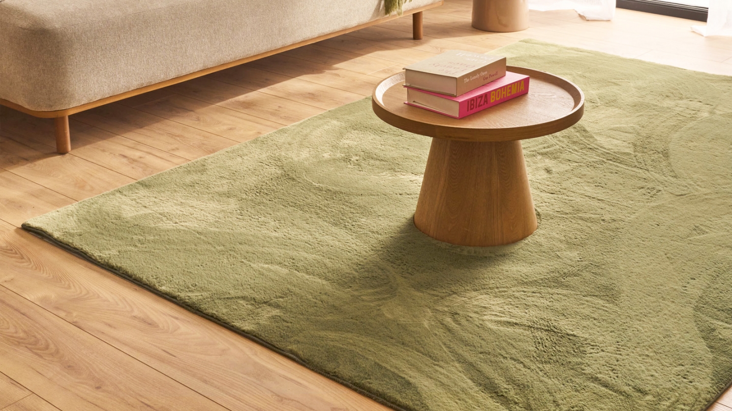 Tapis uni vert 160x230 cm - Horizon Tapis uni vert 160x230 cm - Horizon