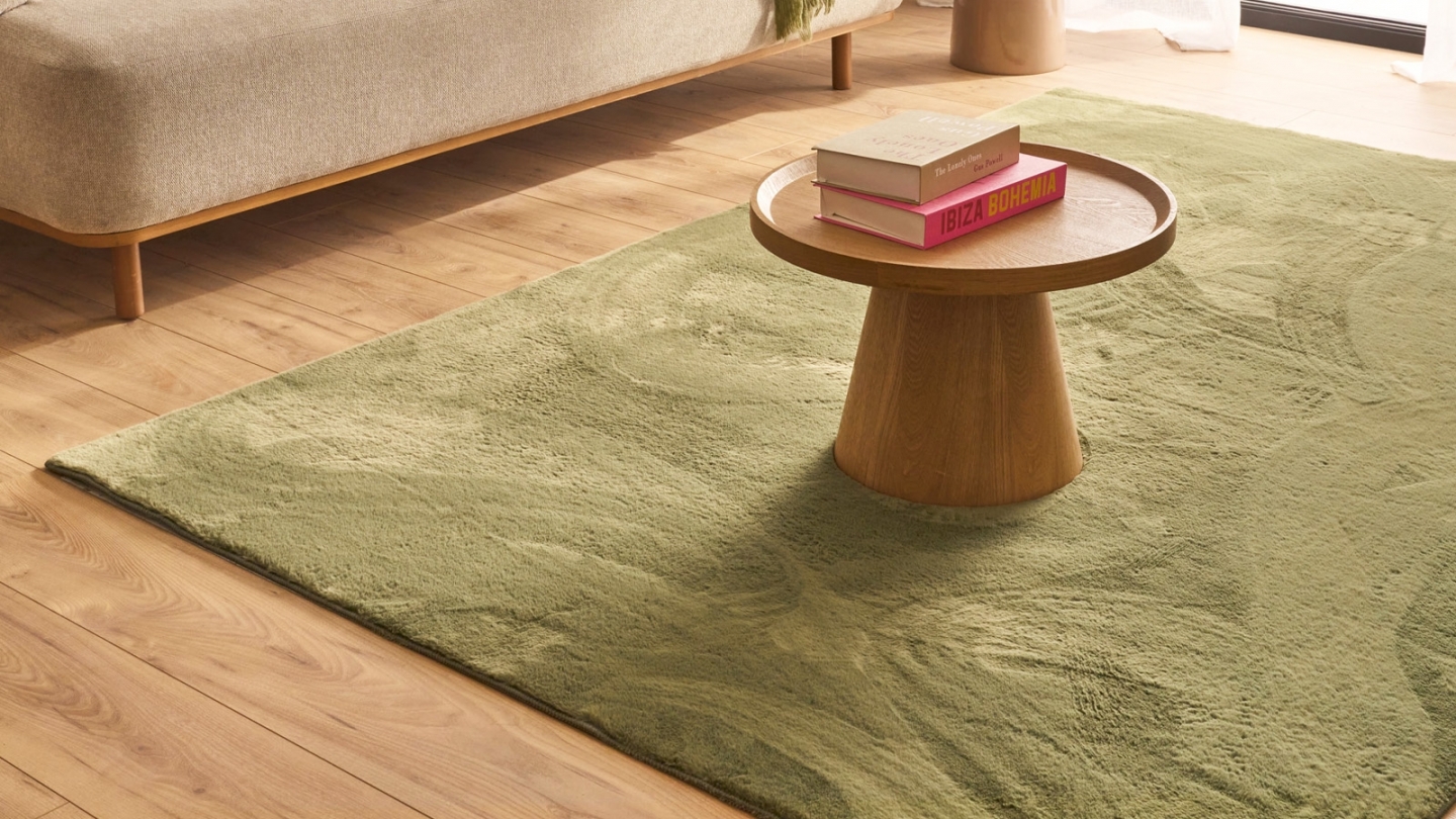 Tapis uni vert 80x150 cm - Horizon Tapis uni vert 80x150 cm - Horizon