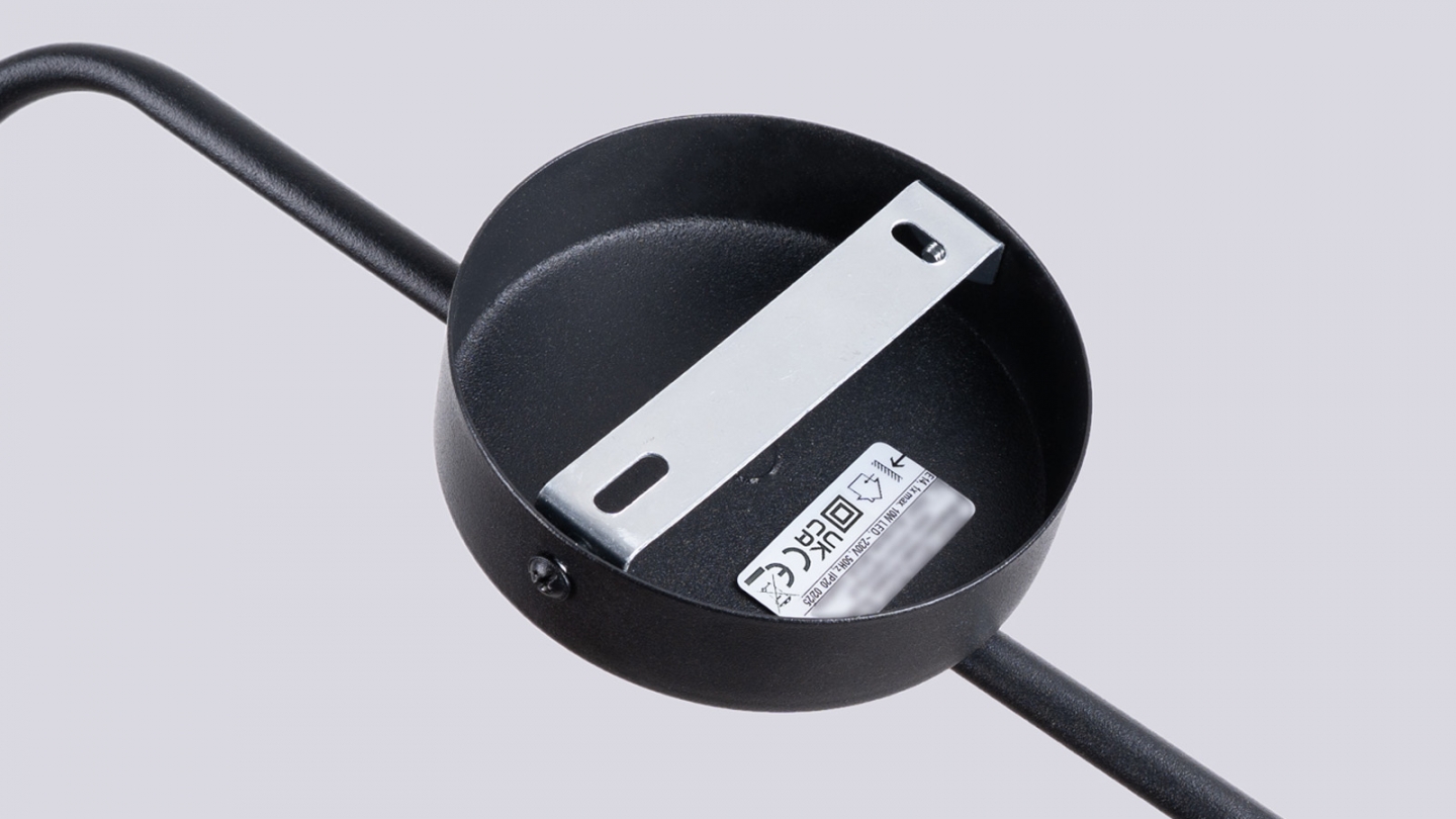 Applique murale à bras orientable noire - Nox Applique murale à bras orientable noire - Nox