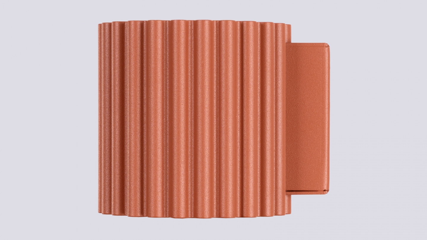 Applique murale cannelé terracotta - Aura Applique murale cannelé terracotta - Aura