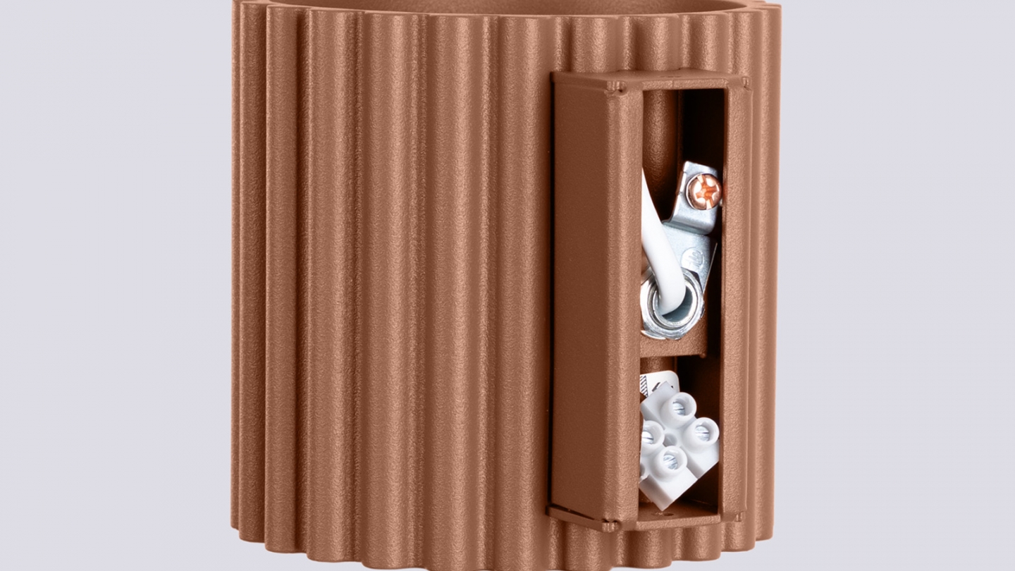 Applique murale cannelé Moka - Aura Applique murale cannelé Moka - Aura