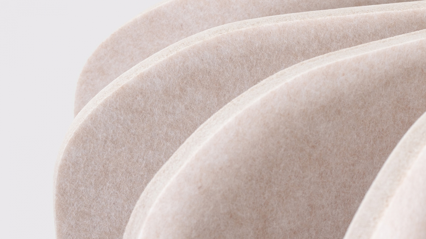 Suspension en feutre beige 45 cm - Mula Suspension en feutre beige 45 cm - Mula