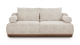 Canapé convertible 3 places avec coffre de rangement en tissu chenille léopard - ouverture rapide - Auteuil