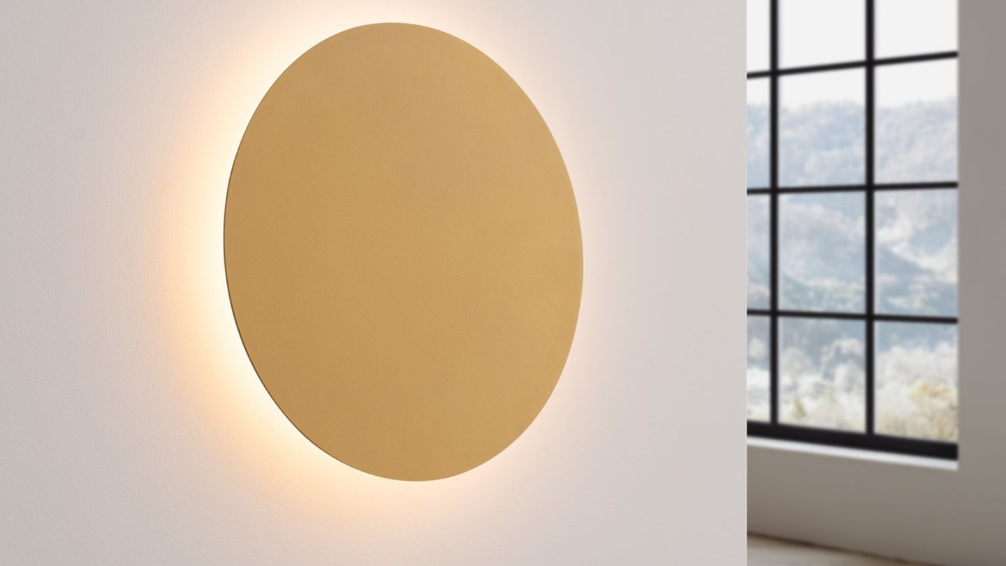 Applique murale ronde doré LED 3000K - Borgen Applique murale ronde doré LED 3000K - Borgen
