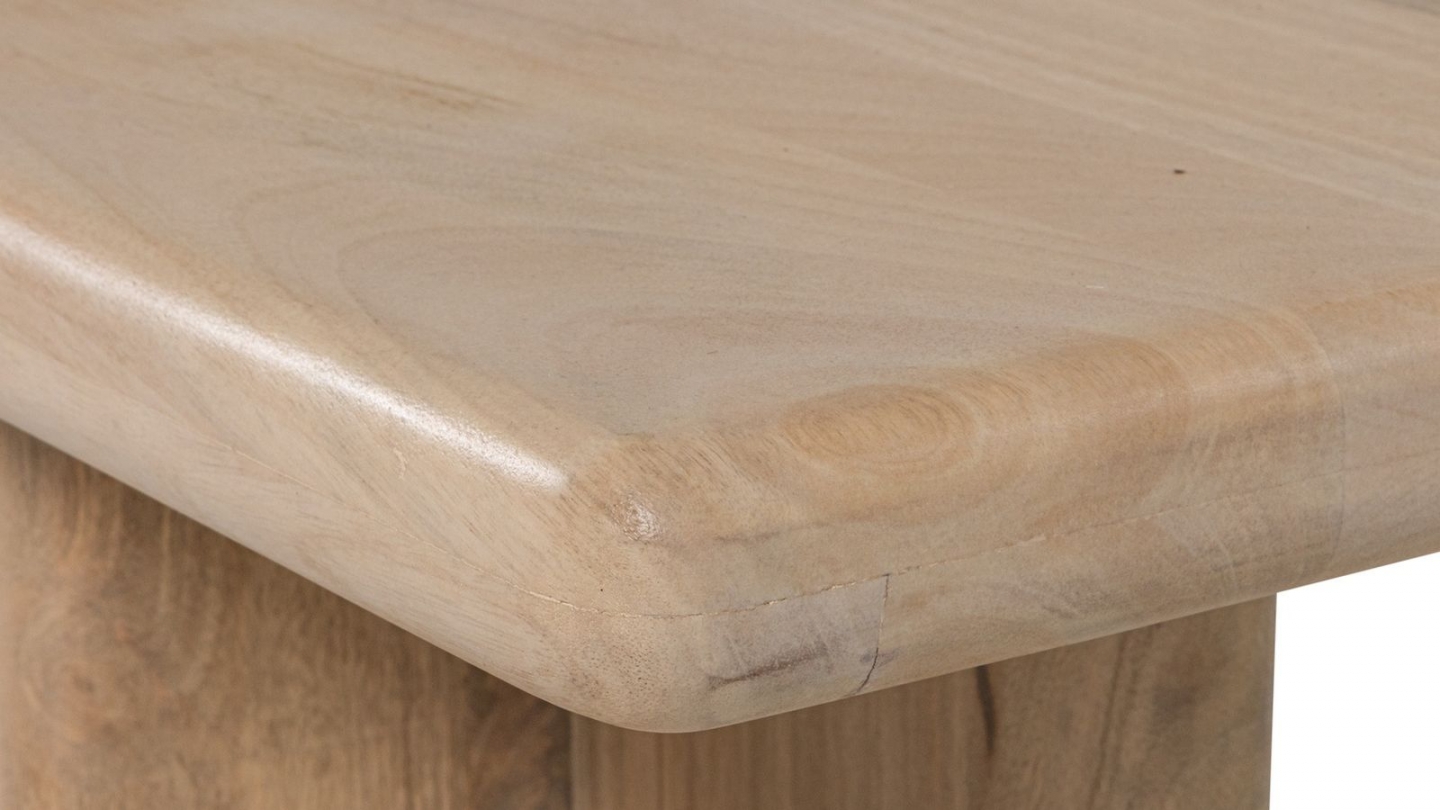 Banc de salle à manger XL bois de manguier massif 220 cm - Ato Banc de salle à manger XL bois de manguier massif 220 cm - Ato