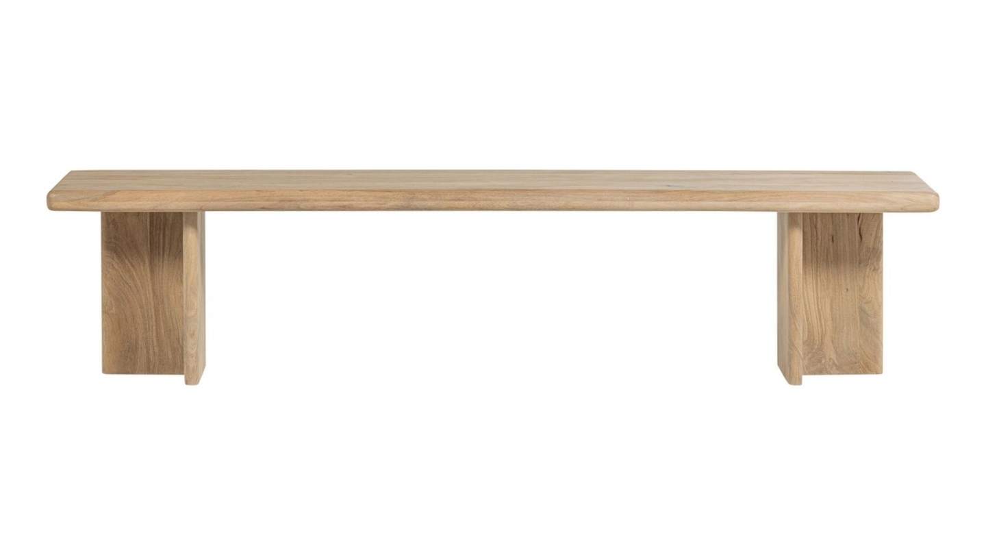 Banc de salle à manger en bois de manguier massif 180 cm - Ato Banc de salle à manger en bois de manguier massif 180 cm - Ato