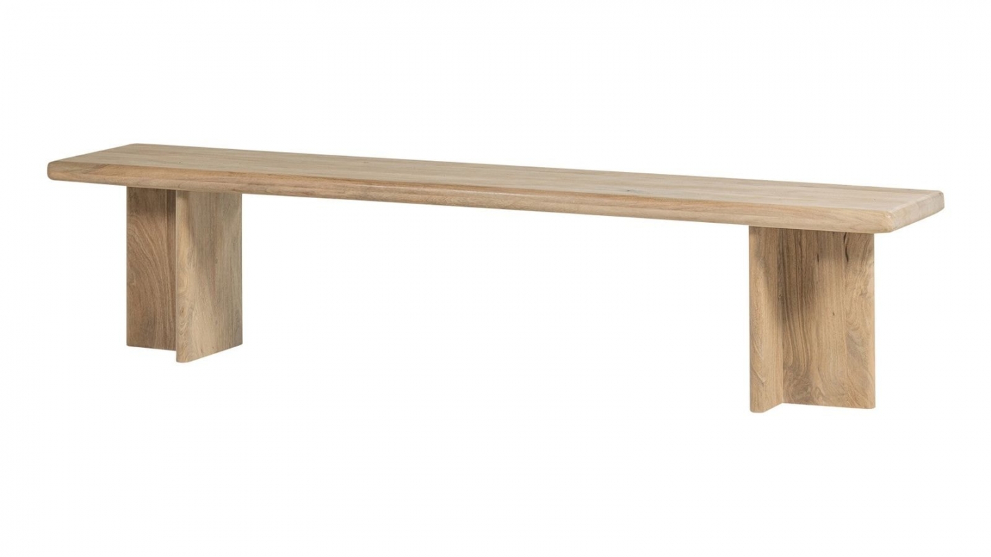 Banc de salle à manger en bois de manguier massif 180 cm - Ato Banc de salle à manger en bois de manguier massif 180 cm - Ato