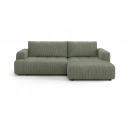 Canapé d'angle droit convertible