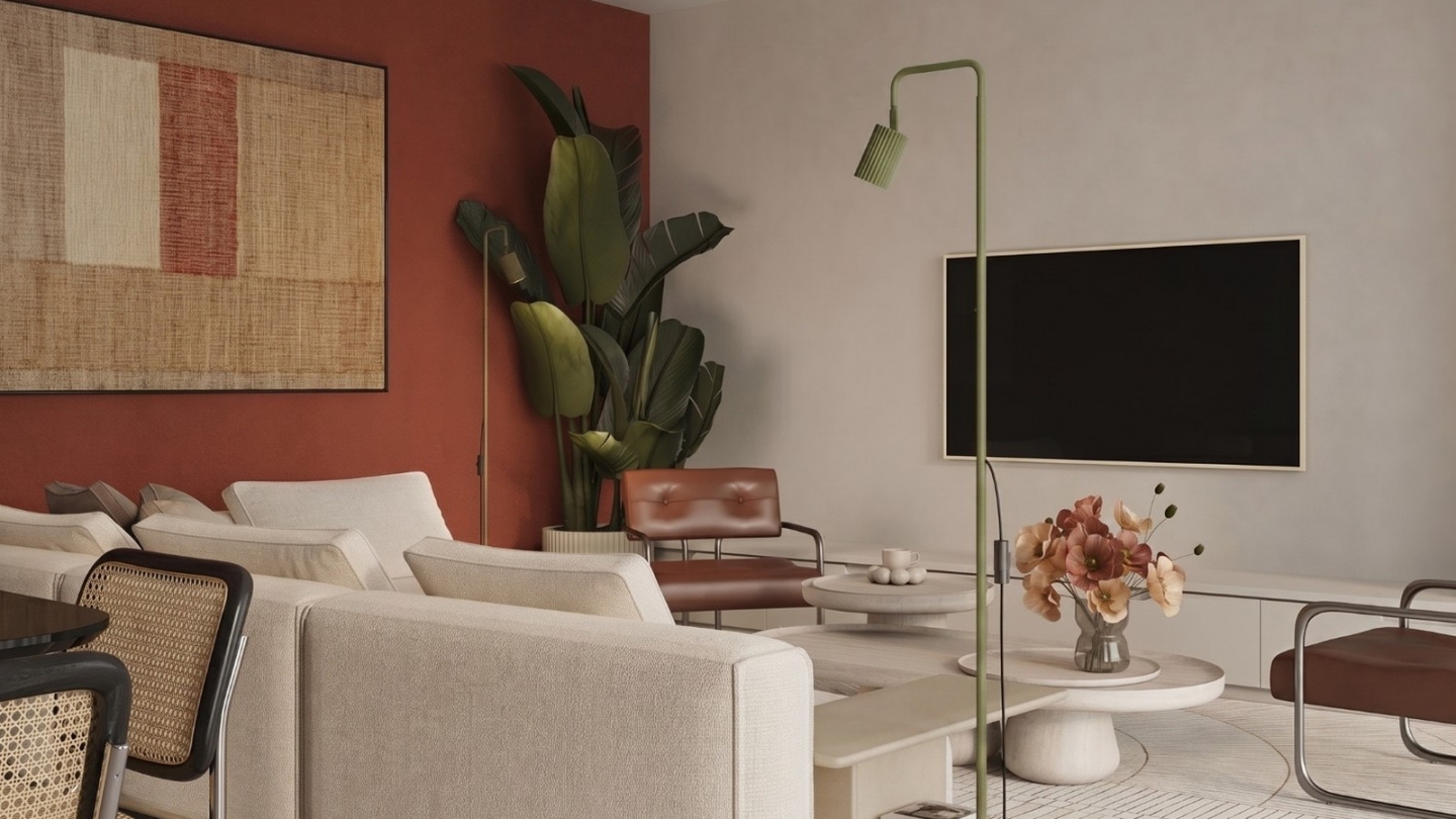 Lampadaire en aluminium vert olive 160 cm - Karbon Lampadaire en aluminium vert olive 160 cm - Karbon