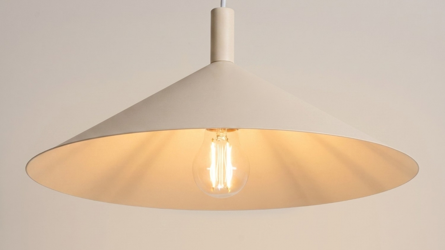 Suspension en métal beige 40 cm - Nox Suspension en métal beige 40 cm - Nox