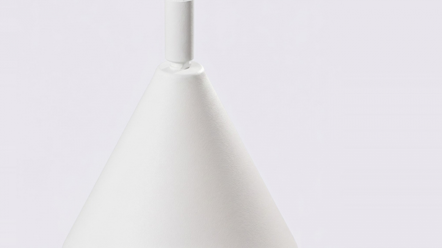 Lampadaire en métal blanc 165 cm - Nox Lampadaire en métal blanc 165 cm - Nox