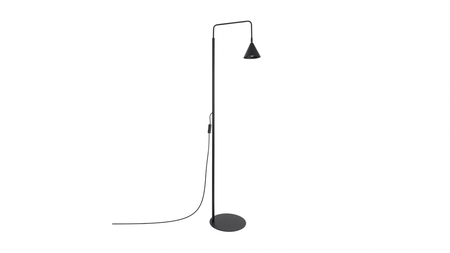 Lampadaire en métal noir 165 cm - Nox Lampadaire en métal noir 165 cm - Nox