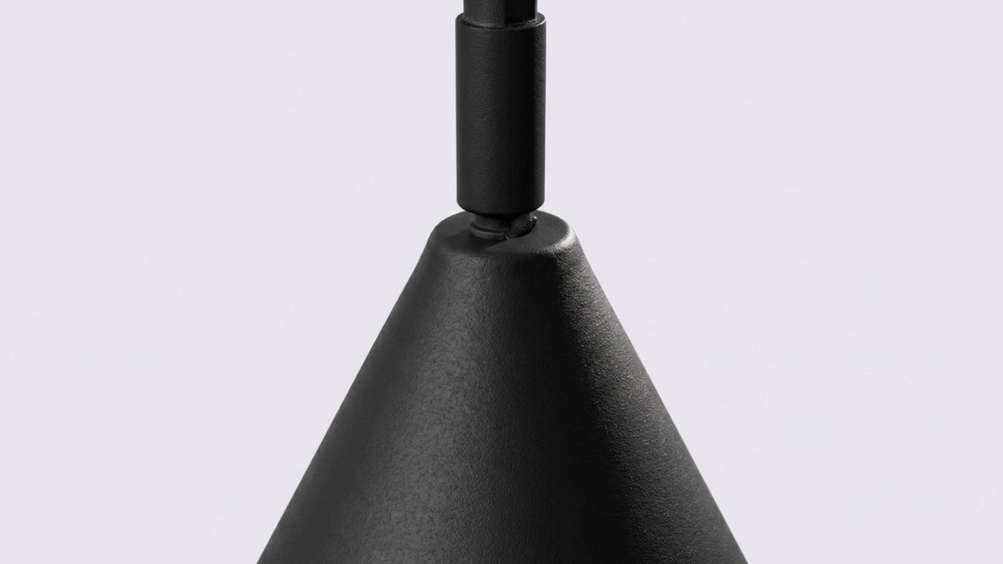 Lampadaire en métal noir 165 cm - Nox Lampadaire en métal noir 165 cm - Nox