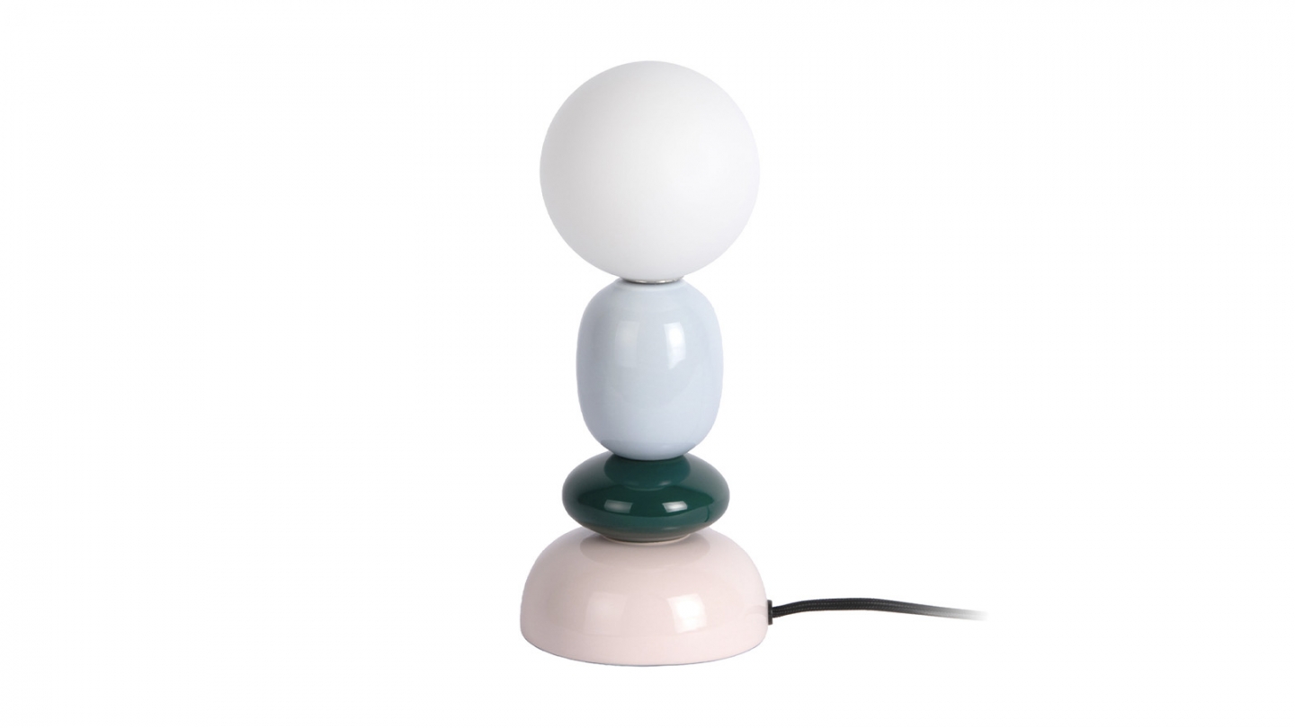 Lampe à poser décorative multicolore rose - Burano Lampe à poser décorative multicolore rose - Burano