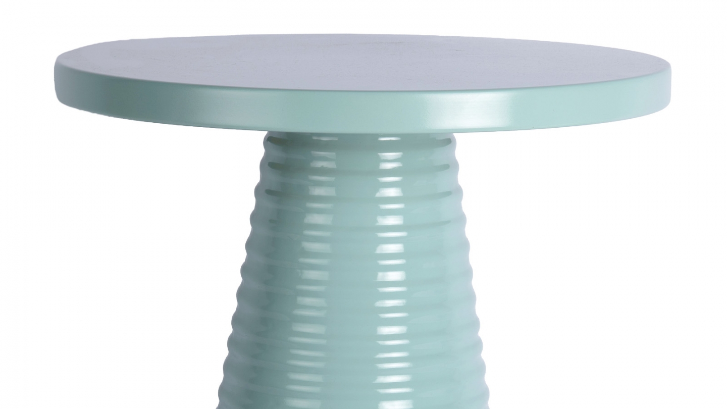 Table d'appoint en métal bleu - Catania Table d'appoint en métal bleu - Catania