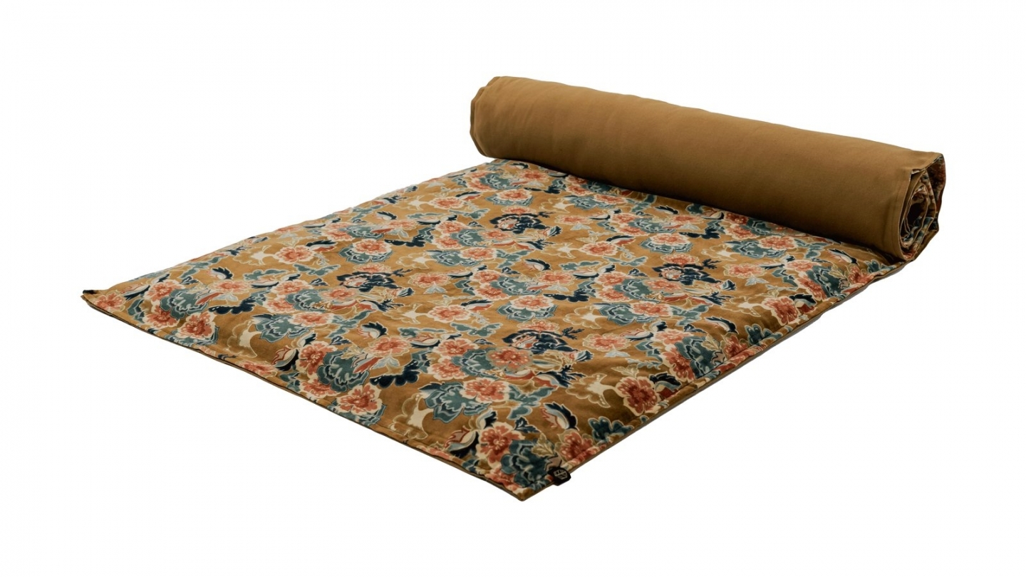 Pack intérieur & Housse d'édredon en velours imprimé gold 85 x 200 cm - Boston Pack intérieur & Housse d'édredon en velours imprimé gold 85 x 200 cm - Boston