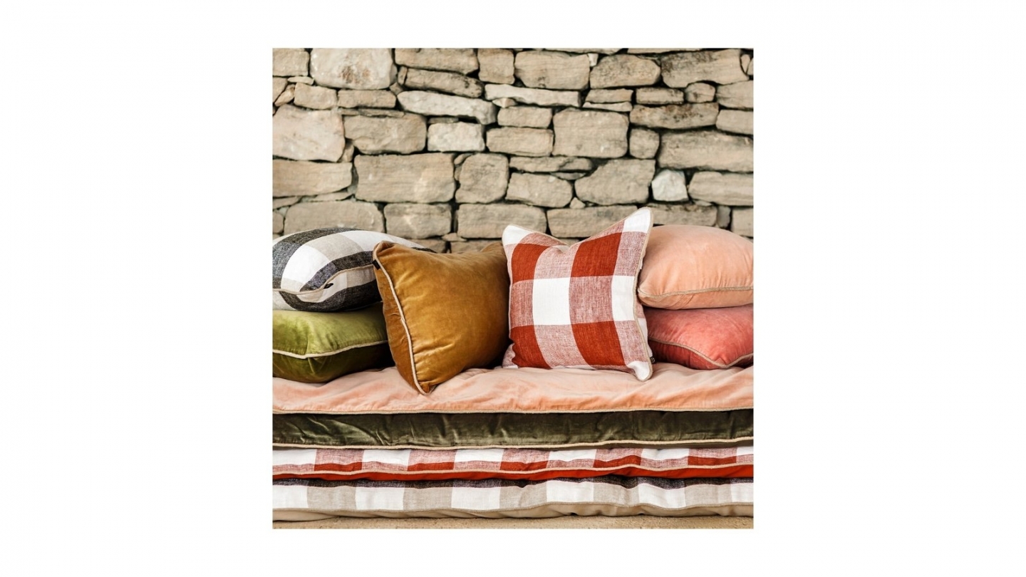 Pack intérieur & Housse de coussin en velours Gold 40 x 60 cm - New Delhi Pack intérieur & Housse de coussin en velours Gold 40 x 60 cm - New Delhi
