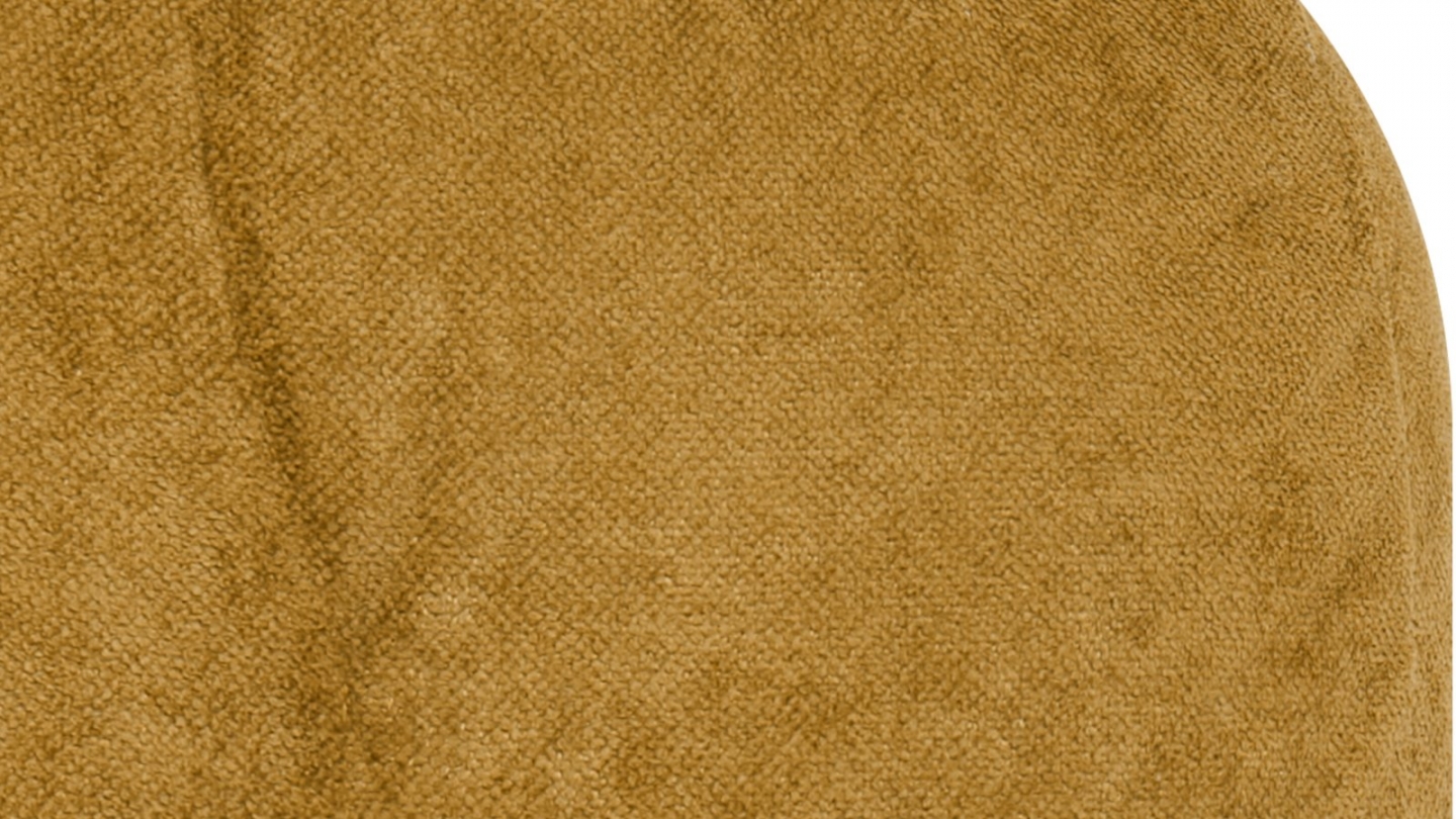 Pouf compressé en tissu chenille bronze - Nido Pouf compressé en tissu chenille bronze - Nido