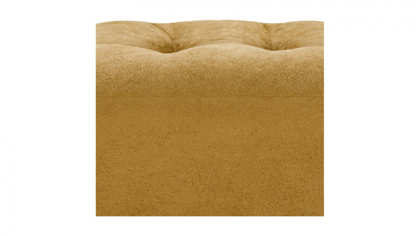 Pouf compressé en tissu chenille bronze - Nido Pouf compressé en tissu chenille bronze - Nido