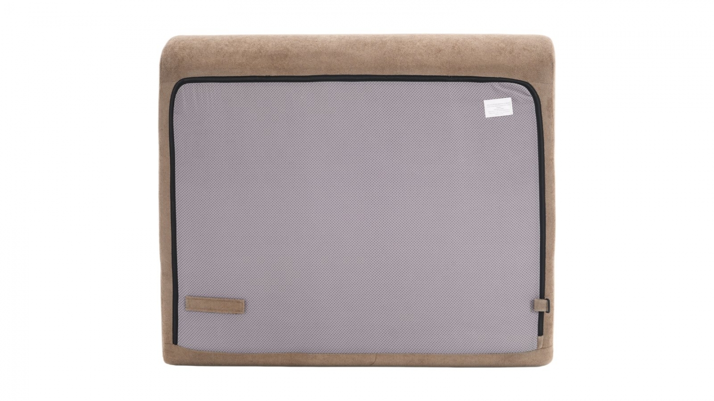 Ensemble chauffeuses + banquette modulables 4 places en tissu chenille moka - Billie Ensemble chauffeuses + banquette modulables 4 places en tissu chenille moka - Billie