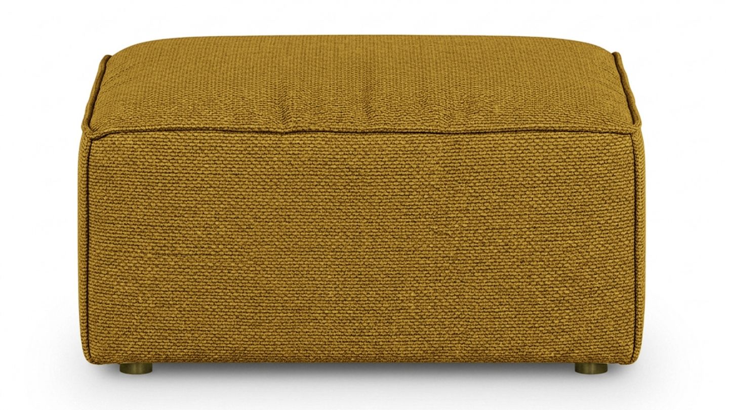 NE PAS ACTIVER - Pouf en tissu chenille bronze - Harper NE PAS ACTIVER - Pouf en tissu chenille bronze - Harper