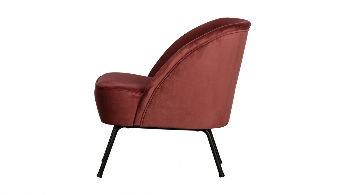 Fauteuil en velours noisette - Collection Vogue - BePureHome Fauteuil en velours noisette - Collection Vogue - BePureHome