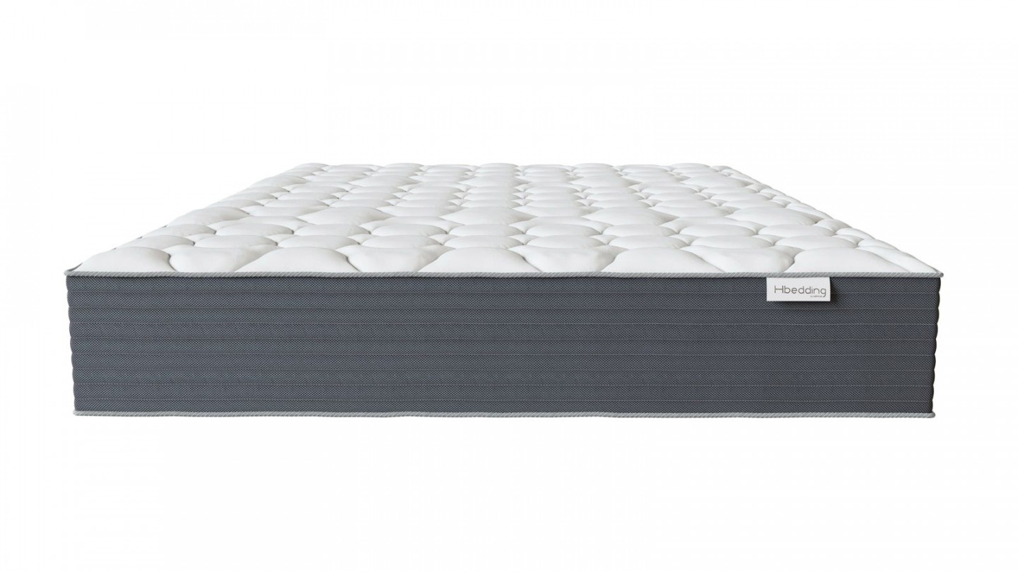 Matelas mémoire de forme 140x190 Memo HR Hbedding + couette chaude 240x200cm + 2 oreillers 60x60cm