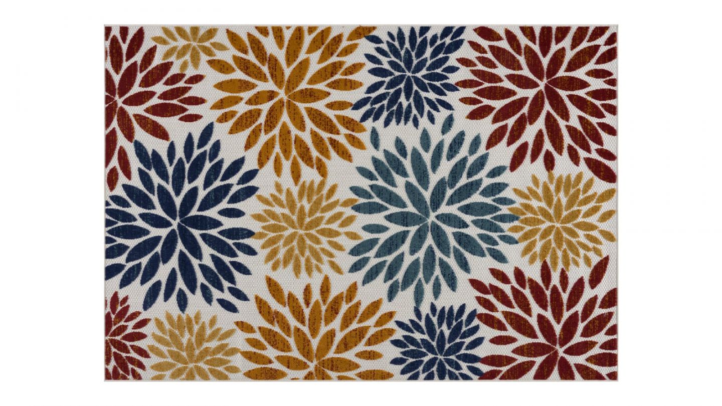 Tapis d'extérieur scandinave Multicolore 200x290cm - Collection Joe