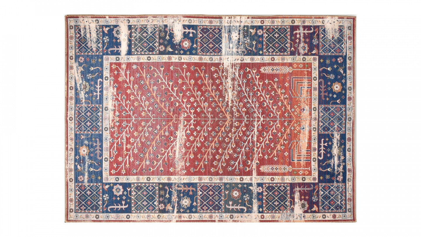 Tapis imprimé numérique red 160x230cm - Collection Jacob