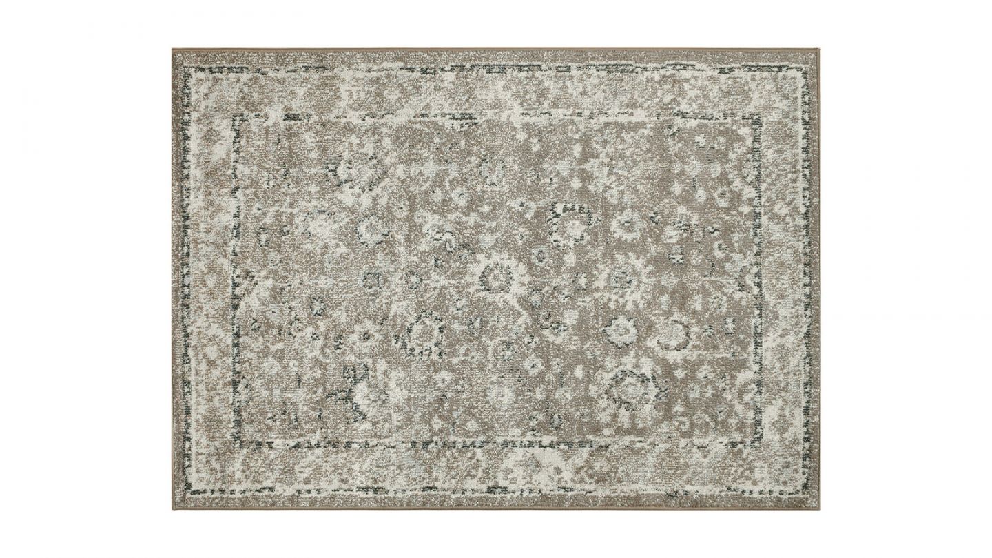 Tapis vintage Beige 160x230cm - Collection Rhys