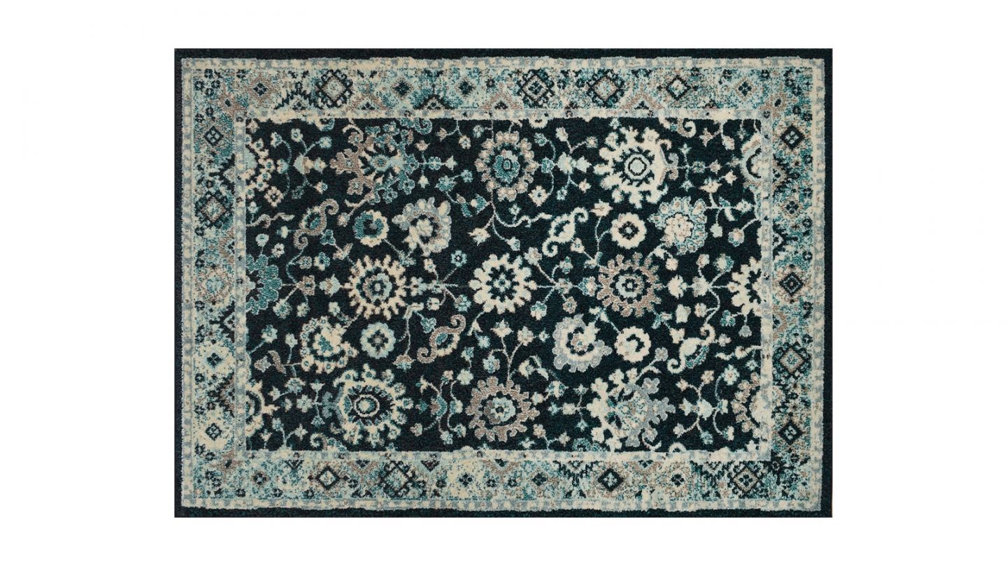 Tapis vintage Bleu 160x230cm - Collection Rhys