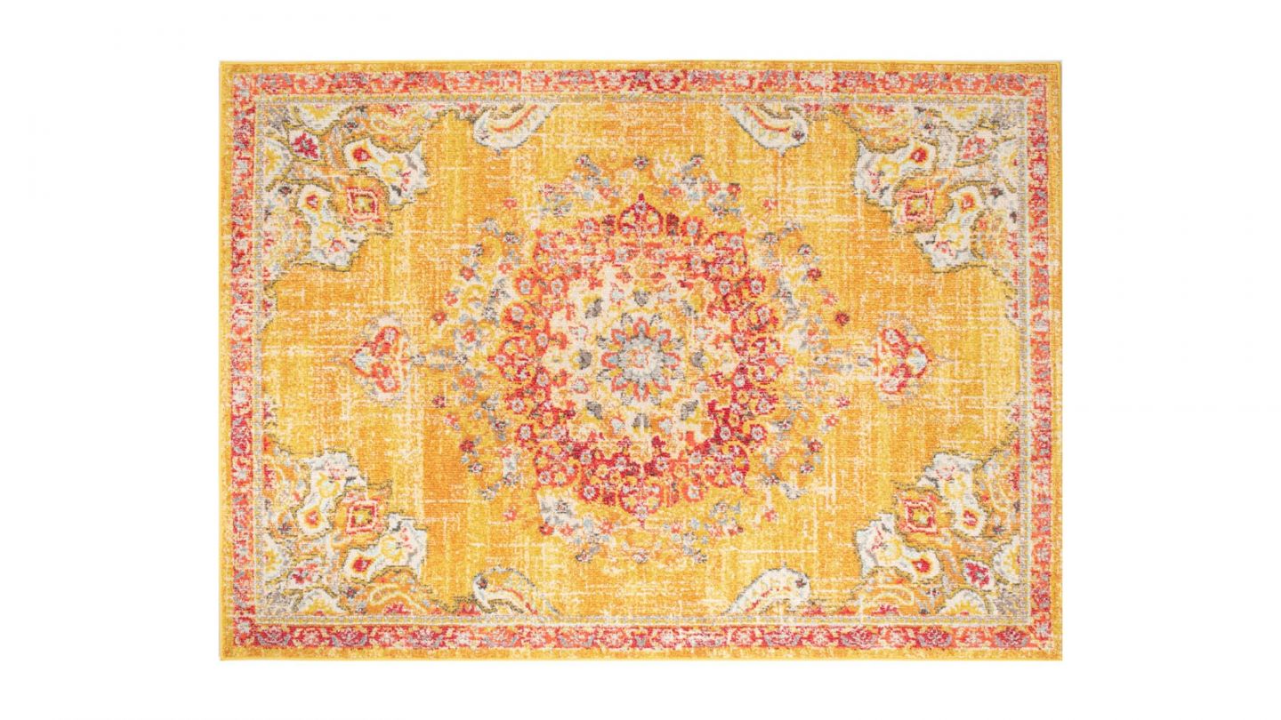 Tapis vintage Jaune 120x170cm - Collection Rhys