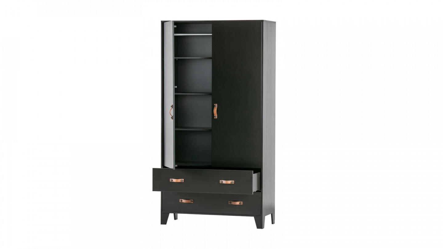 Armoire en bois noir - Dian - Woood