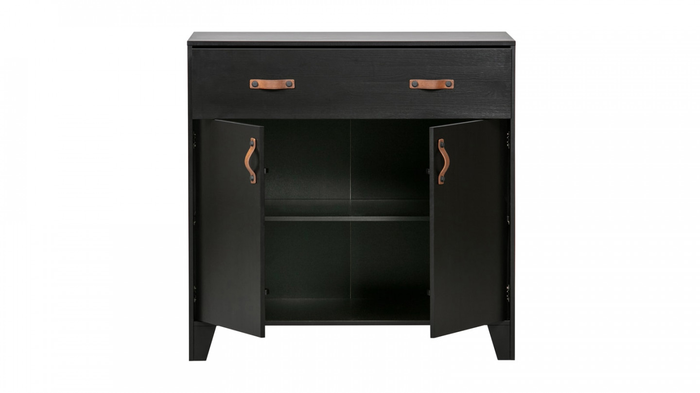 Commode en bois noir - Dian - Woood