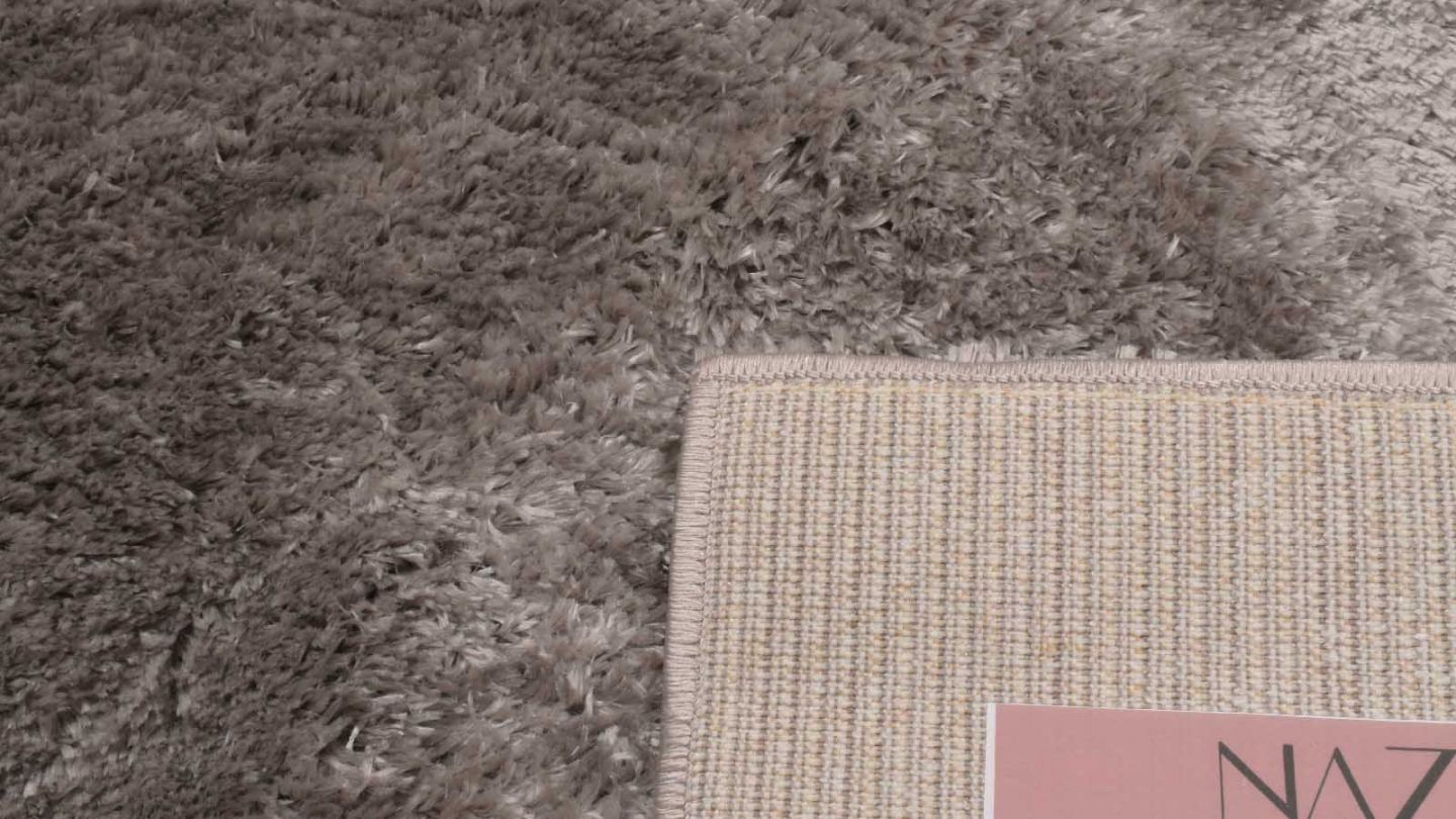 Tapis à poils longs uni gris 80x150 cm - Oslo