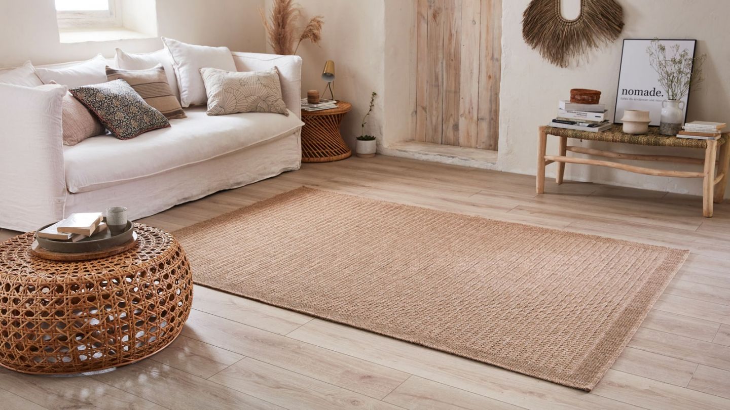 Tapis effet jute naturel 160x230 cm - Angeles