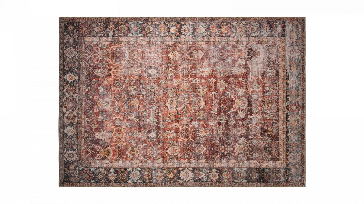 Tapis vintage rouge 160x230 cm - Hailey