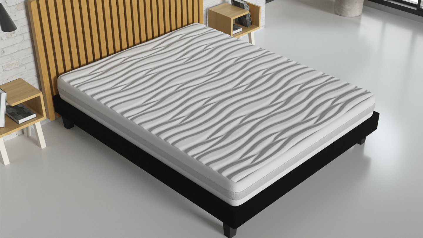 Matelas mousse 140x190 - coutil déhoussable - Clean Confort