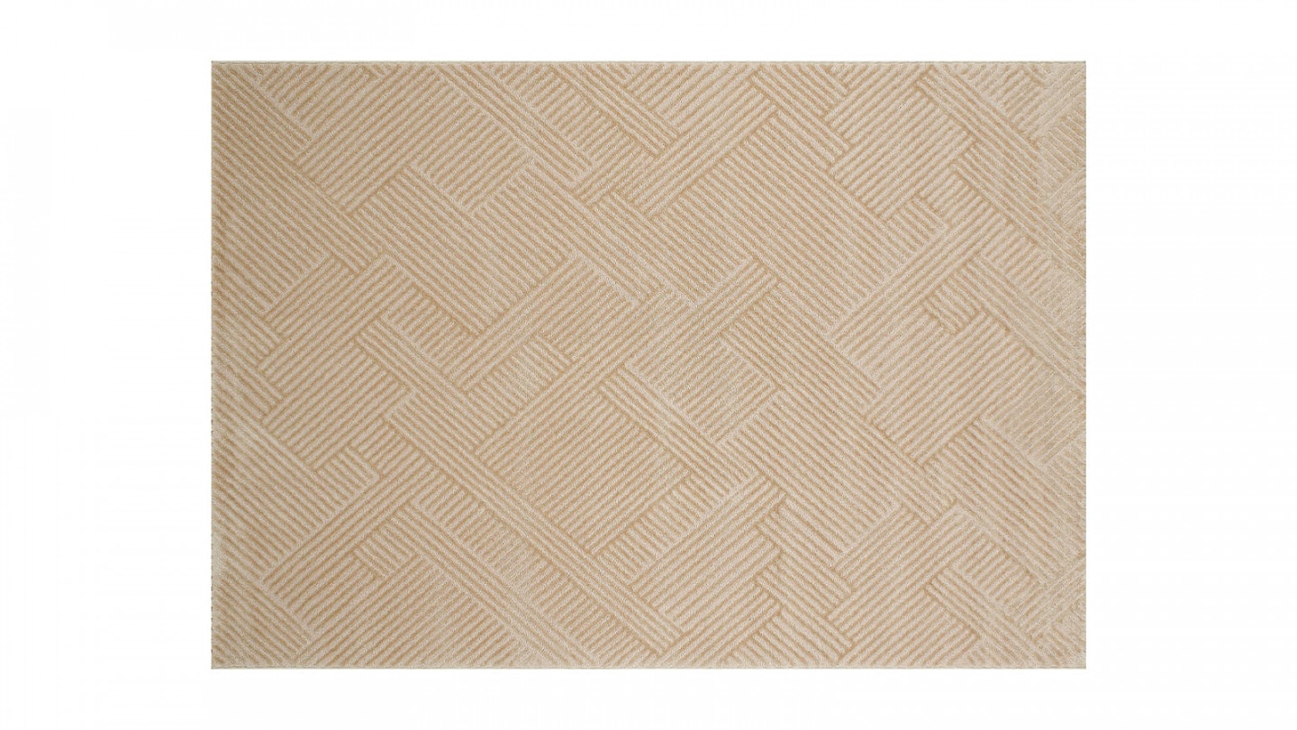 Tapis relief Beige 160x230 - Carlotta