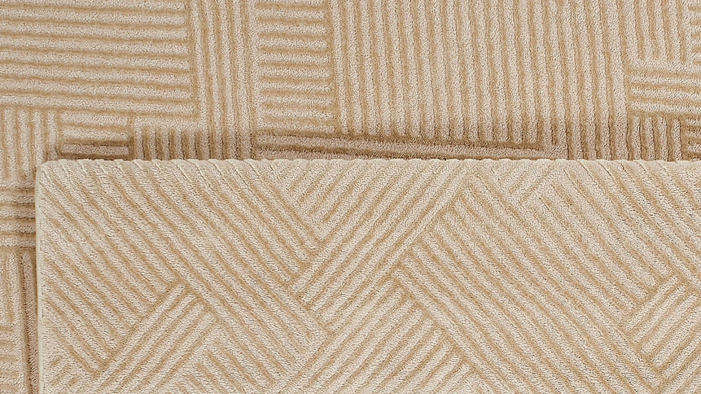 Tapis relief Beige 160x230 - Carlotta