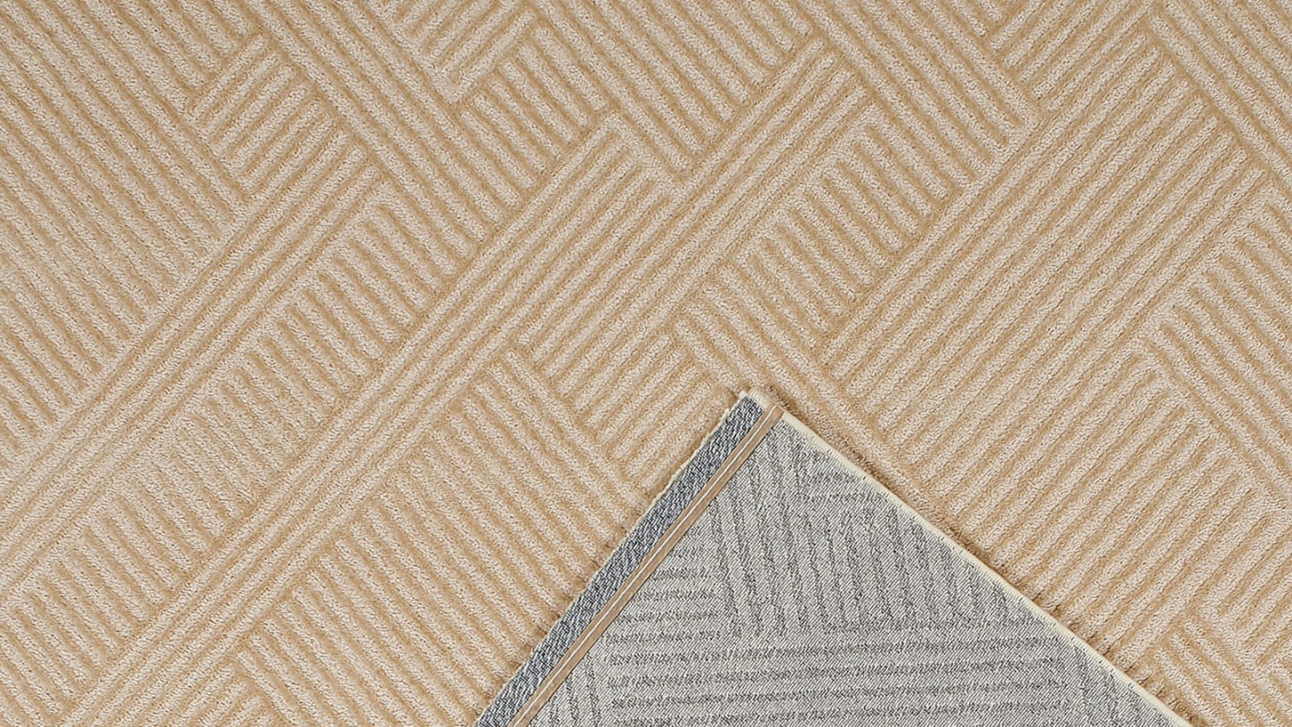 Tapis relief Beige 200x290 - Carlotta